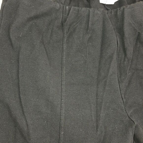 J Jill XL Solid Black Ponte Leggings Pull On Stretch Elastic Waist Extra Large - Picture 4 of 4